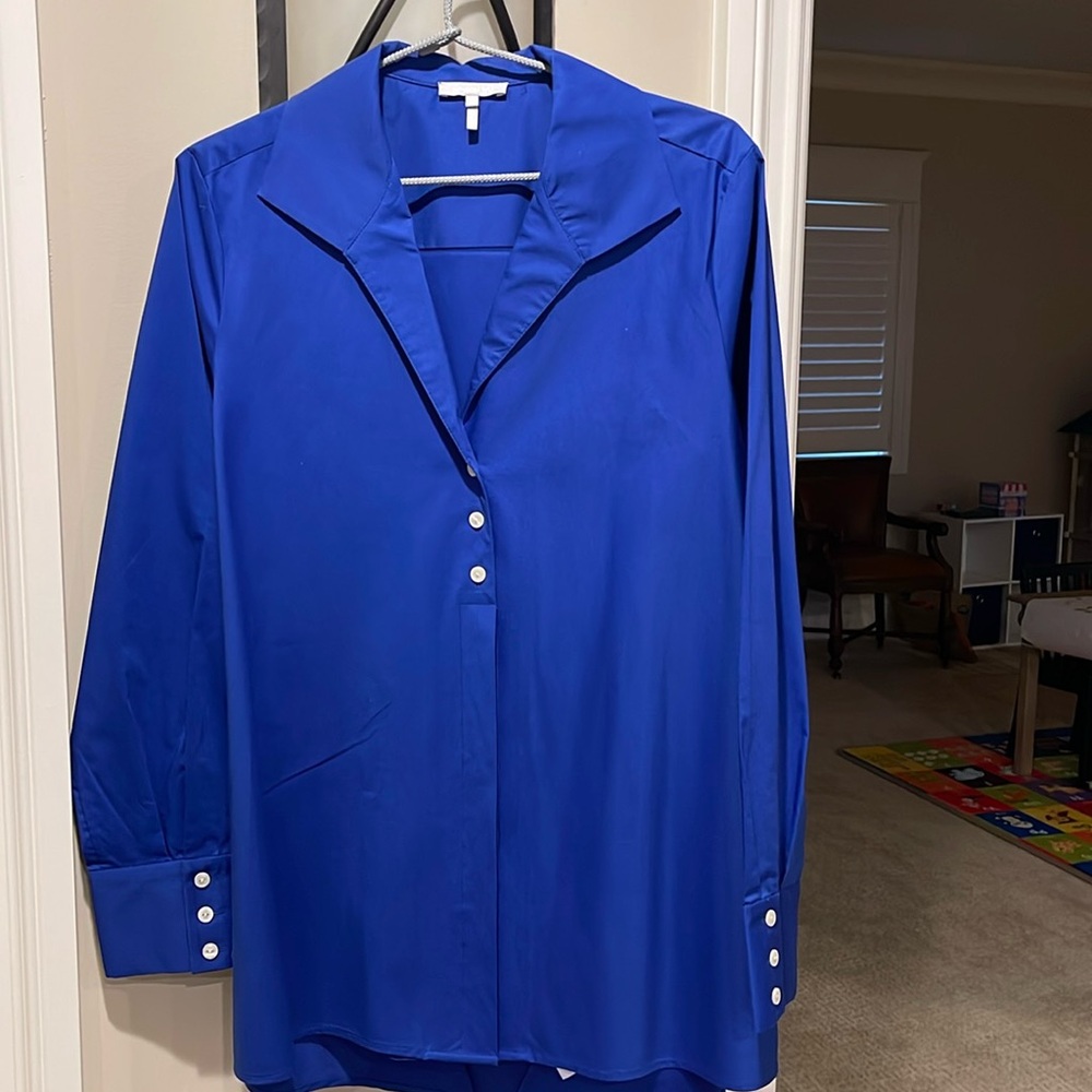Hinson Wu blue cotton tunic.